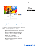 Philips 227E6QDSW/01 Product Datasheet