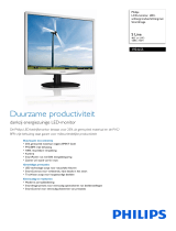 Philips 19S4LSS/00 Product Datasheet