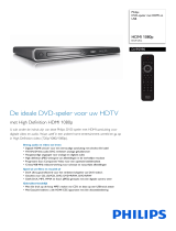 Philips DVP5990/12 Product Datasheet