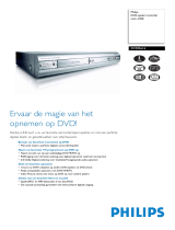 Philips DVDR616/00 Product Datasheet
