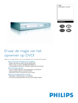 Philips DVDR610/00 Product Datasheet