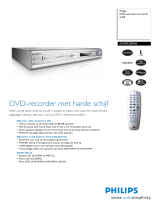 Philips DVDR3300H/19 Product Datasheet