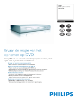 Philips DVDR615/00 Product Datasheet