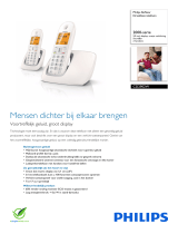 Philips CD2902W/22 Product Datasheet