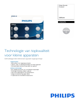 Philips CR2032P6/01B Product Datasheet