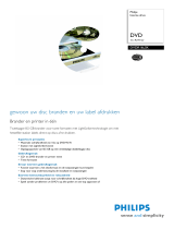 Philips DVDR16LSK/00 Product Datasheet
