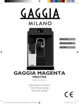 Gaggia MAGENTA PRESTIGE Handleiding