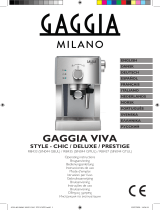 Gaggia Milano Viva Deluxe de handleiding