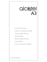 Alcatel A3 Snelstartgids