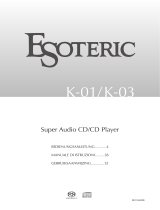 Esoteric K-01 de handleiding