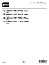 Toro eS3000SD 72V TORO 76cm Handleiding