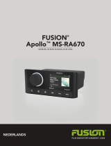 Garmin Fusion Apollo RA670 Handleiding