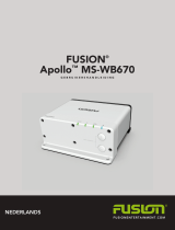 Garmin Fusion Apollo WB670 Handleiding