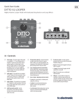 TCElectronic DITTO X2 LOOPER Snelstartgids
