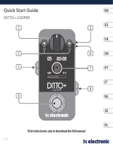 TC Electronic DITTO+ LOOPER Handleiding