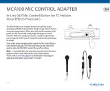 TC HELICON MCA100 MIC CONTROL ADAPTER Snelstartgids