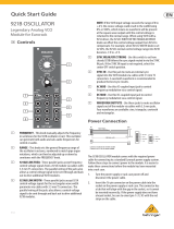Behringer 921B Oscillator Legendary Analog VCO Module for Eurorack Gebruikershandleiding