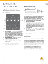 Behringer CP35 Attenuators Module Gebruikershandleiding