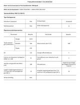 Whirlpool UW6 F1C WB Product Information Sheet