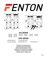 Fenton SPD-10V Handleiding