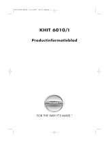 KitchenAid KHIT 6010/I Program Chart