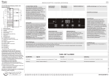 Whirlpool WME36562 X AQUA Program Chart