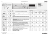 Whirlpool Chiara 1400 Program Chart