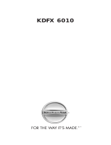 KitchenAid KDFX 6010 Installatie gids