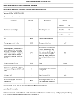 Whirlpool WCIO 3T341 PES Product Information Sheet