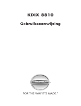 KitchenAid KDIX 8810 Gebruikershandleiding
