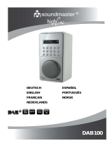 Soundmaster SOUNDMASTER highline DAB100WS Handleiding