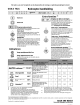 Bauknecht GSXA 7521 BK Program Chart