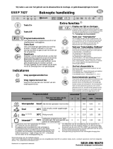 Bauknecht GSXP 7427 Program Chart