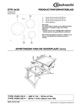 Bauknecht ETPI 6630 IN Program Chart