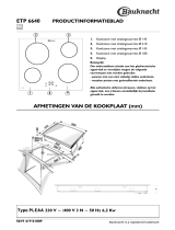 Bauknecht ETP 6640 IN Program Chart