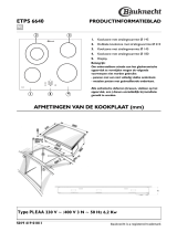 Bauknecht ETPS 6640 IN Program Chart