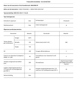 Bauknecht GKN ECO 18 A+++ XL Product Information Sheet