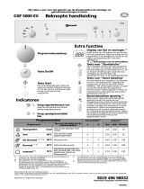 Bauknecht GSF 5000 EX WS Program Chart