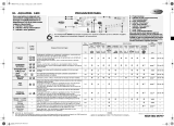 Whirlpool Aquafeel 1400 Program Chart