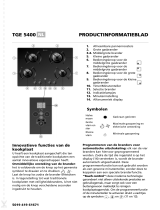 Bauknecht TGE 5400 SW Program Chart