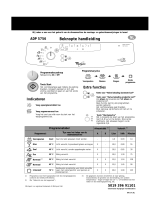 Whirlpool ADP 5756 WHM Program Chart