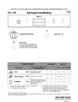 Ignis ADL 336/1 IX Program Chart