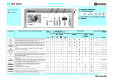 Bauknecht WAT 9555D Program Chart