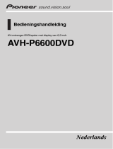 Pioneer AVH-P6600DVD Handleiding