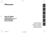 Pioneer AVH-X7700BT Handleiding