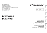 Pioneer DEH-X3800UI Handleiding