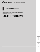 Pioneer DEH-P6800MP Handleiding