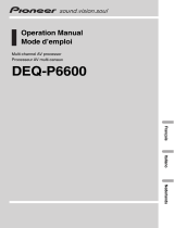 Pioneer DEQ-P6600 Handleiding