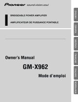 Pioneer GM-X962 Handleiding