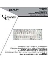 Gembird KB-P6-BT Handleiding